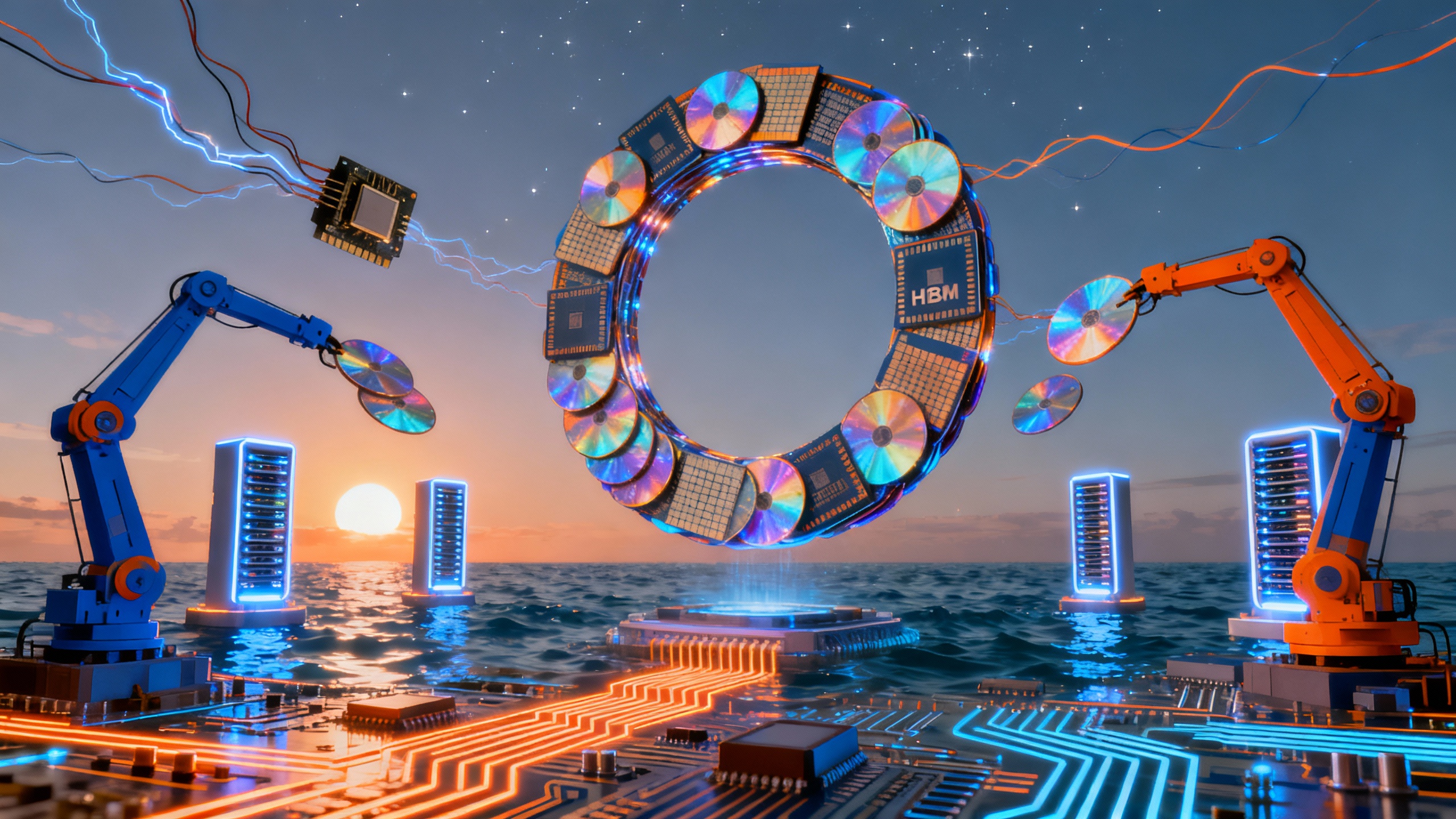 تستعين OpenAI بسامسونغ وSK Hynix لتعزيز مشروع Stargate بإمدادات ضخمة من ذاكرة النطاق التمريري العالي (HBM)