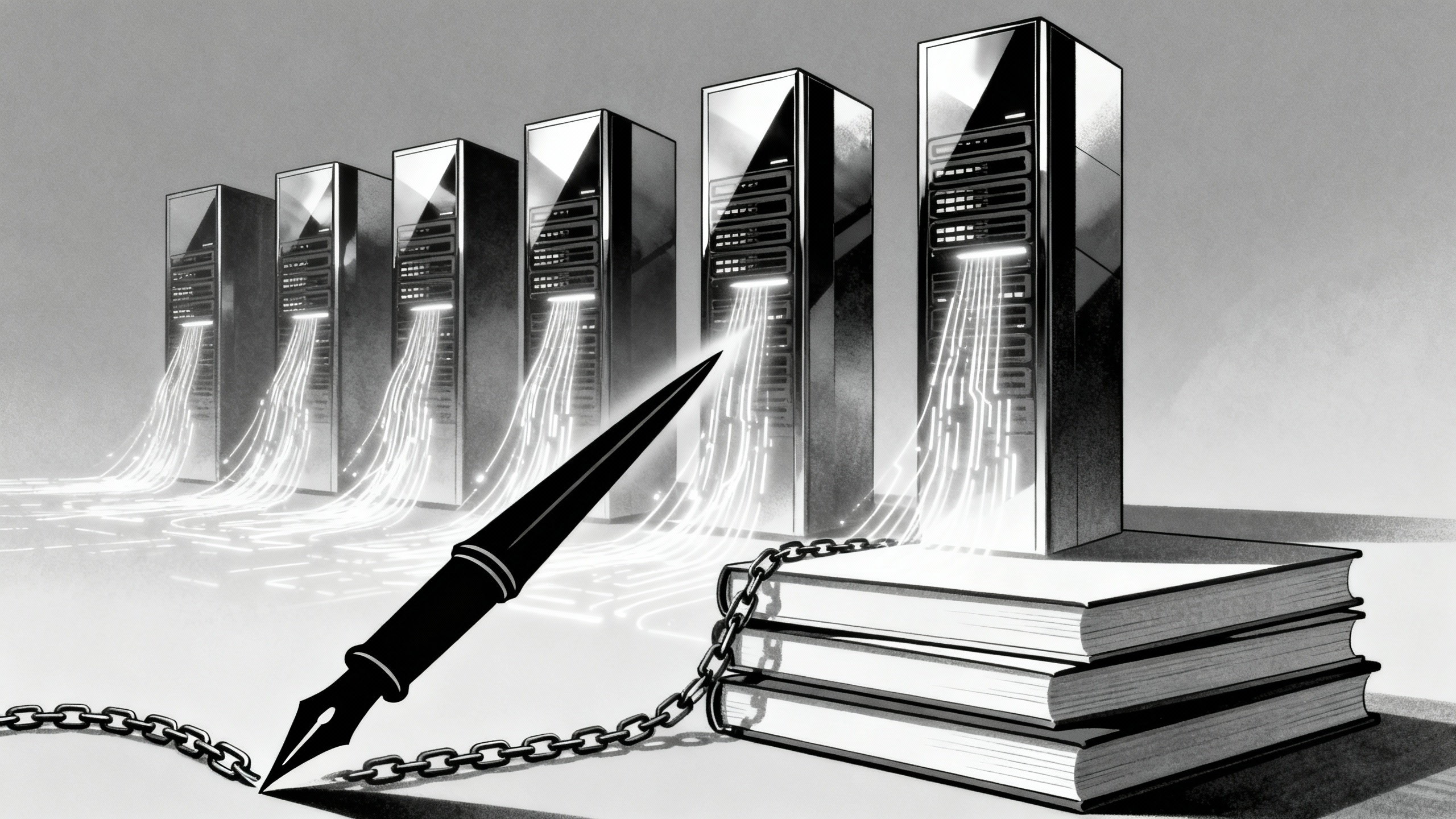 مؤلفون بقيادة جون كارييرو يقاضون ست شركات كبرى للذكاء الاصطناعي بسبب التدريب المزعوم على كتب مقرصنة