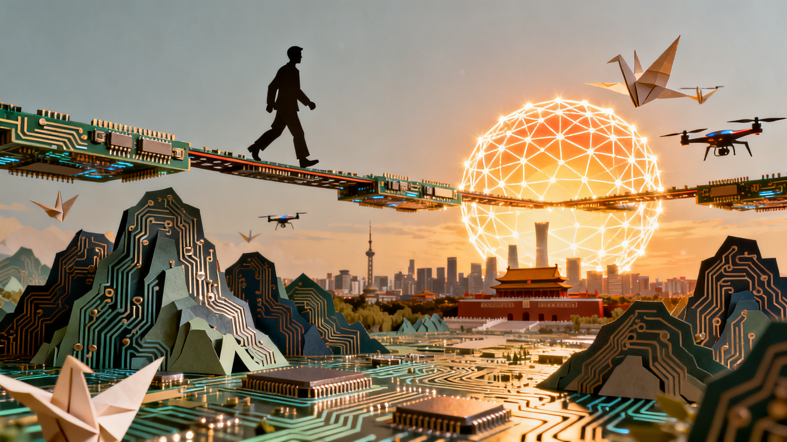 زيارة شي جينبينغ إلى المتنزه التقني في بكين تسلّط الضوء على مسعى الصين نحو الذكاء الاصطناعي (AI) والابتكار